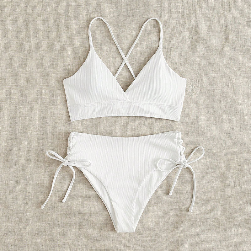 Damen Triangel-Bikini mit raffinierten Kordeldetails Drune