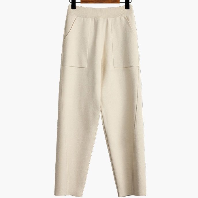 Damen Modische und bequeme Stoffhose Drune