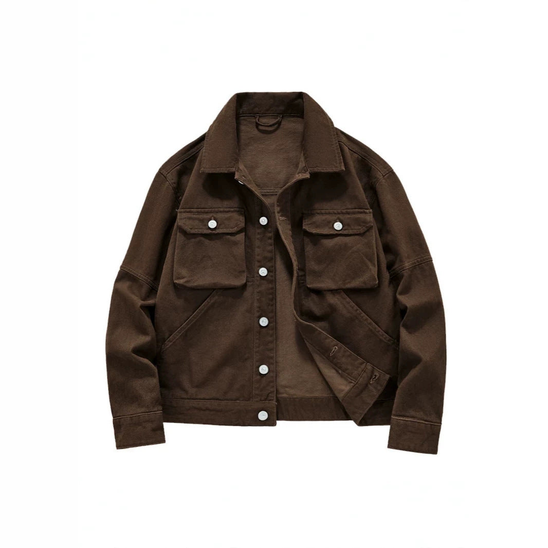 Herren Stylische Utility-Jacke Drune