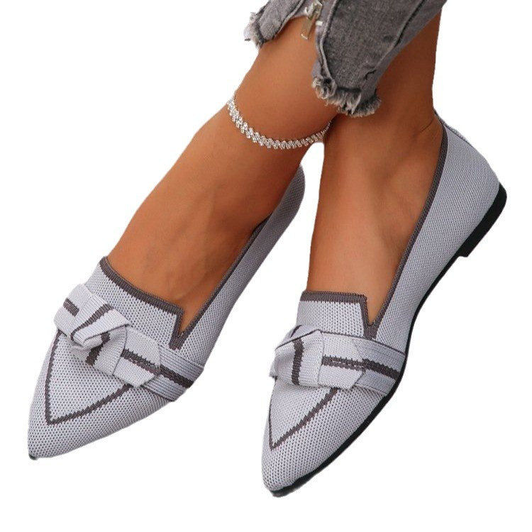 Damen elegante Slipper mit modischem Schleifen-Detail Drune