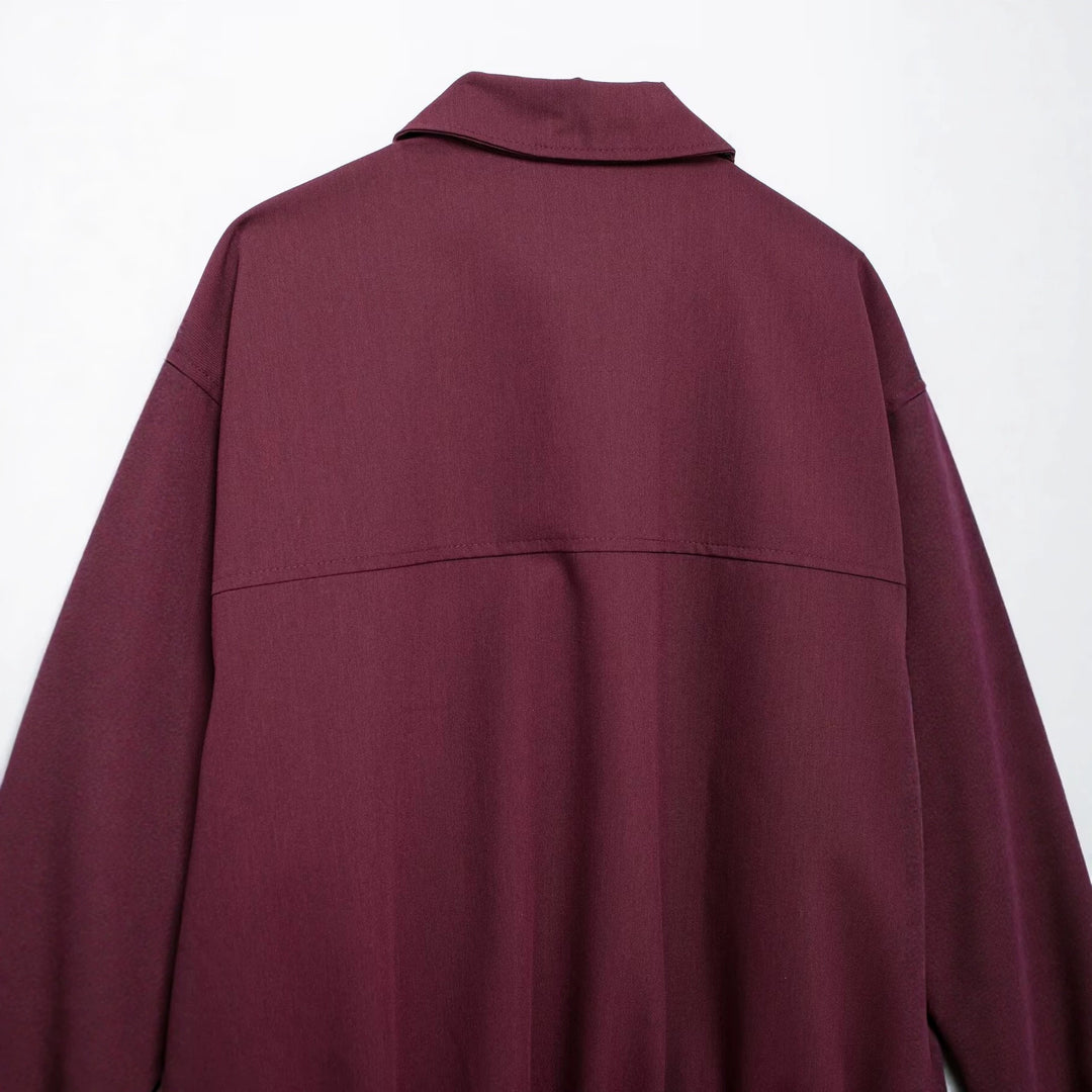 Damen Oversize Blousonjacke mit durchgehendem Reißverschluss und aufgesetzten Taschen Drune