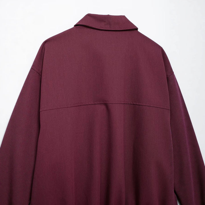 Damen Oversize Blousonjacke mit durchgehendem Reißverschluss und aufgesetzten Taschen Drune