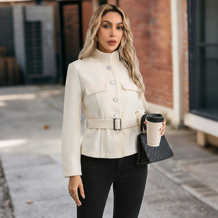 Damen Elegante Utility-Jacke mit aufgesetzten Taschen Drune
