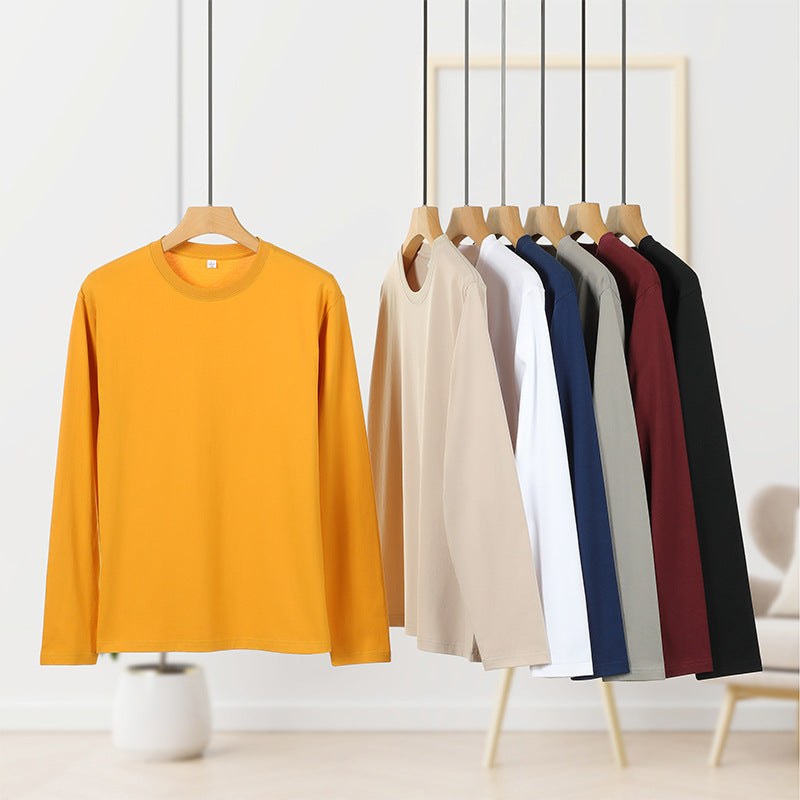 Herren Langarmshirt aus Premium-Baumwollmix mit Rundhalsausschnitt und feiner Rippstruktur Drune