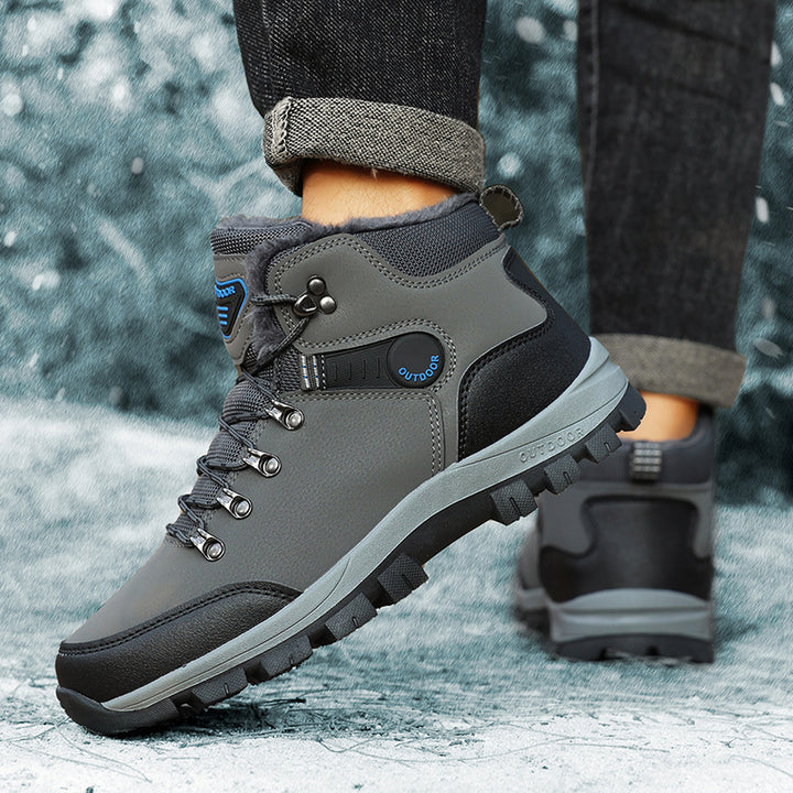 Herren Knöchelhohe Isolierte Outdoor-Stiefel mit Thermofutter und griffiger Trailsohle Drune