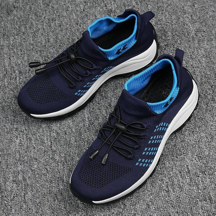 Damen Strick-Sockensneaker mit elastischem Schaft, Schnellzug und dämpfender Plateausohle Drune