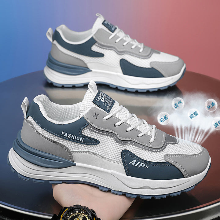 Herren Athletisch-inspirierte Plateau-Sneaker mit atmungsaktivem Mesh und griffiger Trailsohle Drune