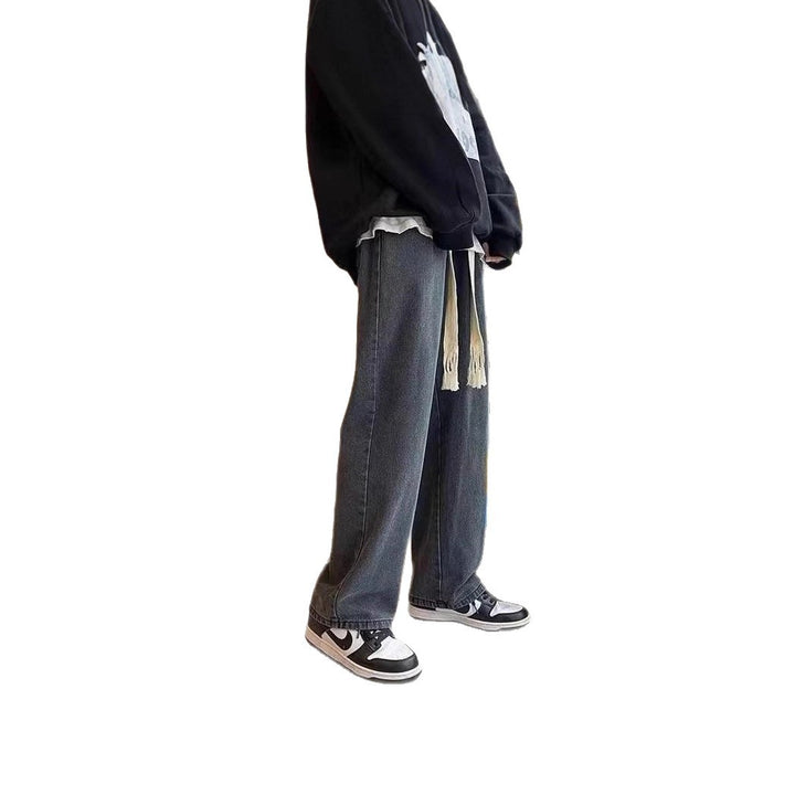 Herren Komfortable und modische Baggy-Jeans Drune