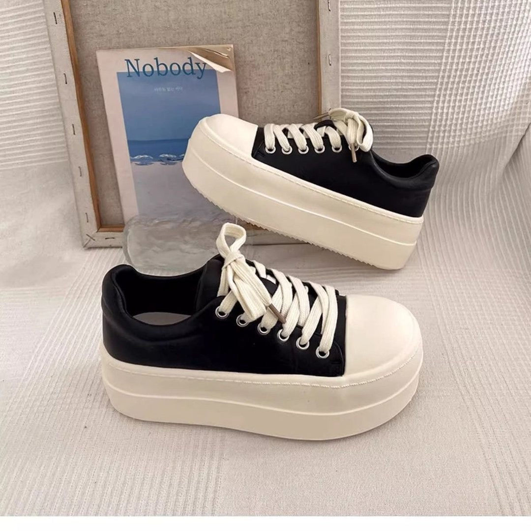 Damen Sneaker mit modischer Plateau-Sohle Drune