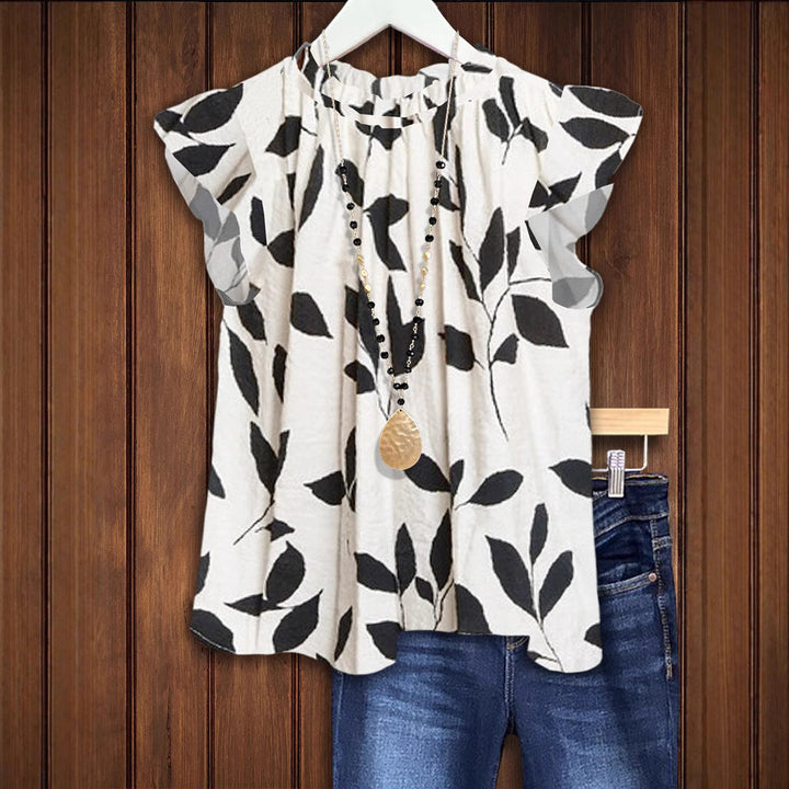 Damen Bluse mit floralem Design Drune