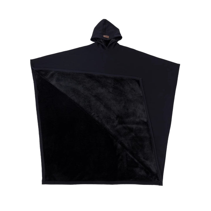 Unisex nan extra-großer Kapuzen-Poncho Kuschelüberwurf mit Mikrofleece-Innenfutter und Thermo-Wärmespeicher Drune