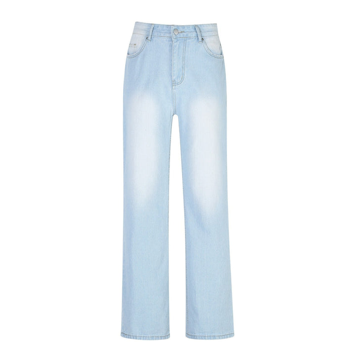 Drune | Weites Bein Flared Hohe Taille Denim Jeans