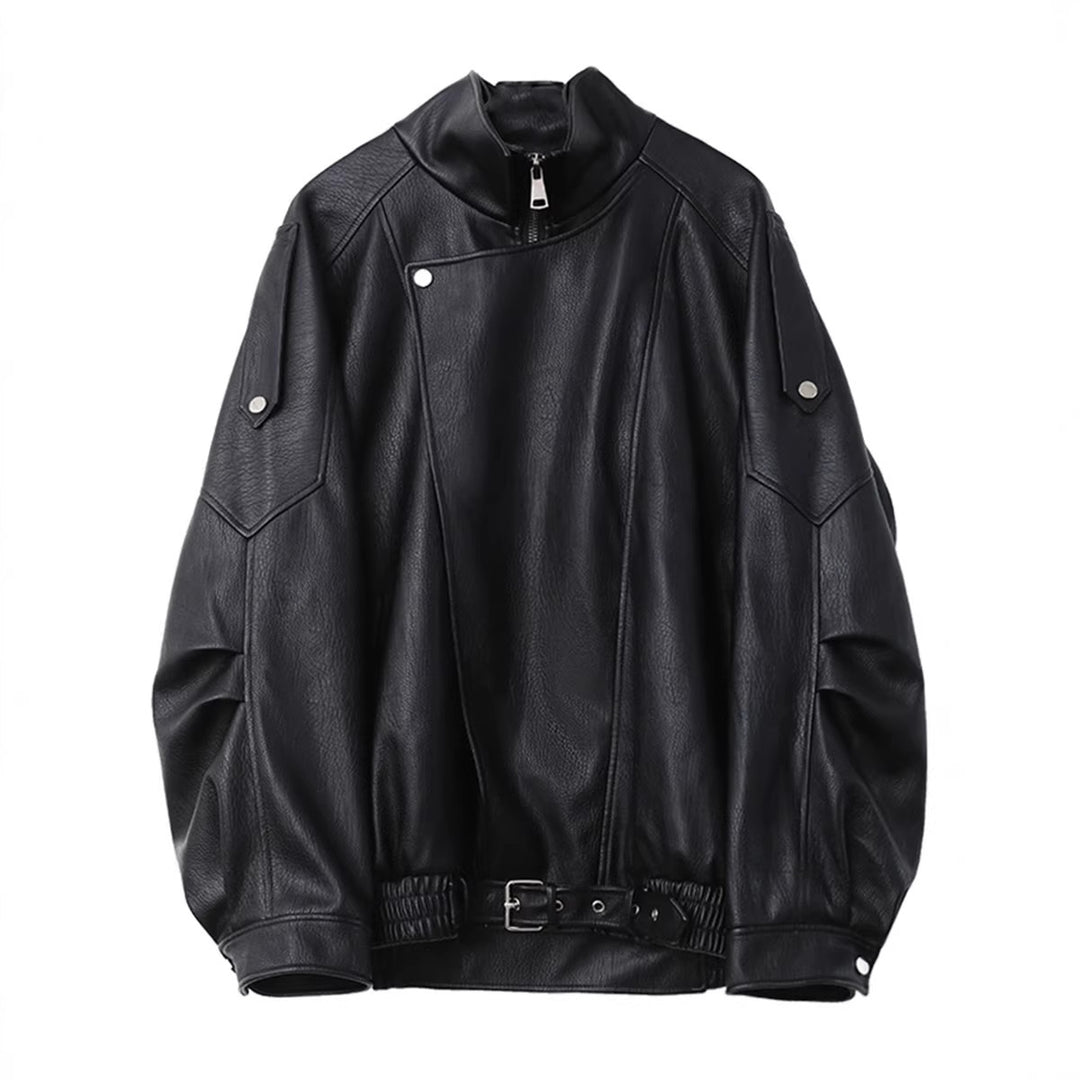 Damen Stilvolle Lederjacke Drune