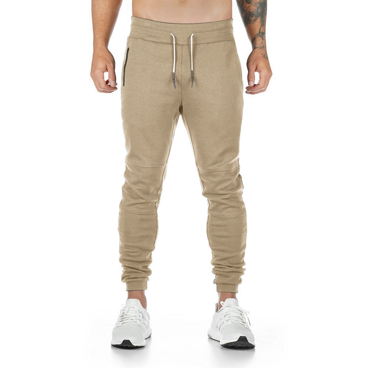 Herren Tapered-Sweat-Jogger mit Knie‑Paneel, verdeckten Reißverschlusstaschen & Komfortbund Drune