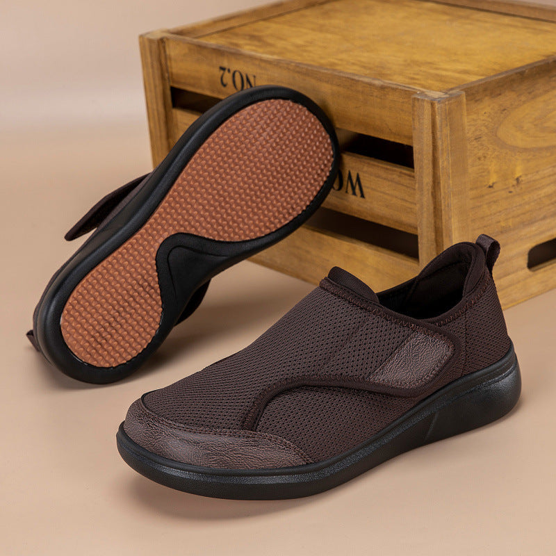 Damen Komfort-Slipper mit atmungsaktivem Mesh und elastischem Einstieg Drune
