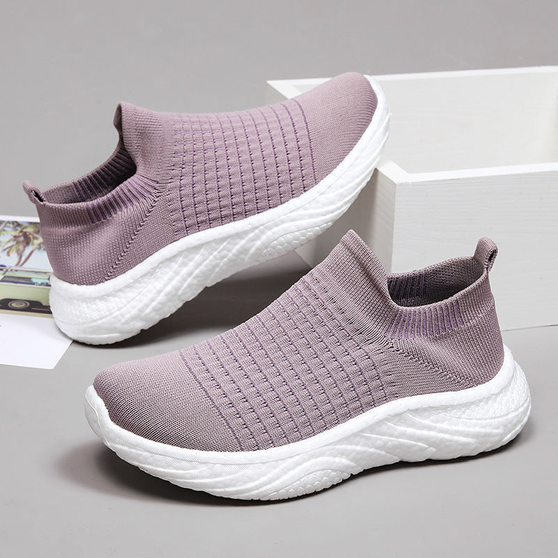 Herren Slip-On Atmungsaktive Strick-Sneaker Drune