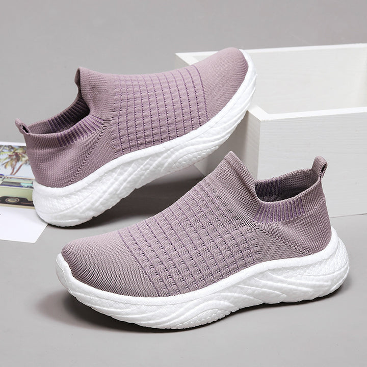 Herren Slip-On Atmungsaktive Strick-Sneaker Drune