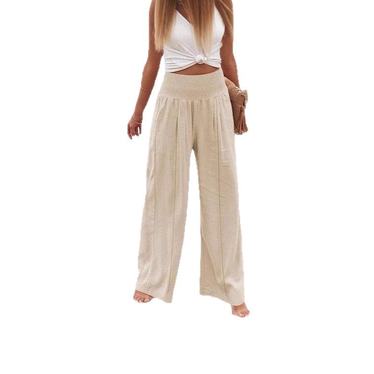 Damen Elegante und luftige Palazzohose Drune