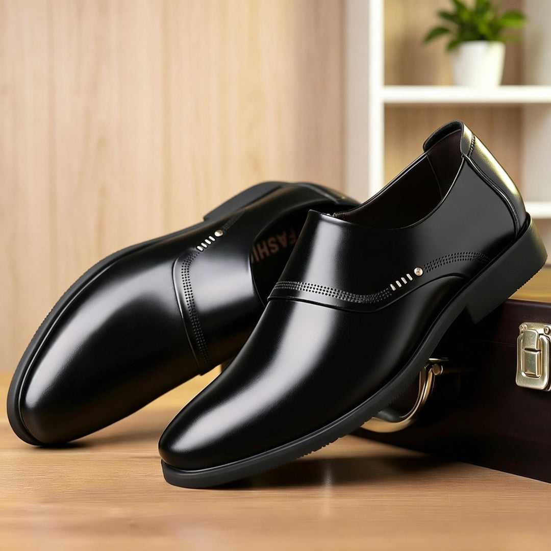 Herren Elegante und Bequeme Lederslipper Drune