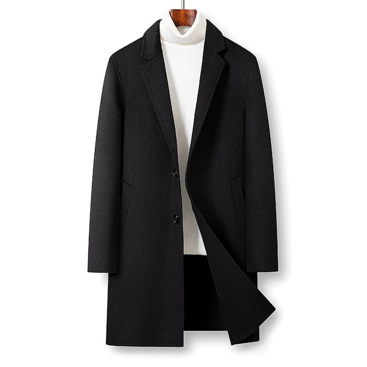 Damen Modern Tailored Langer Übermantel Drune