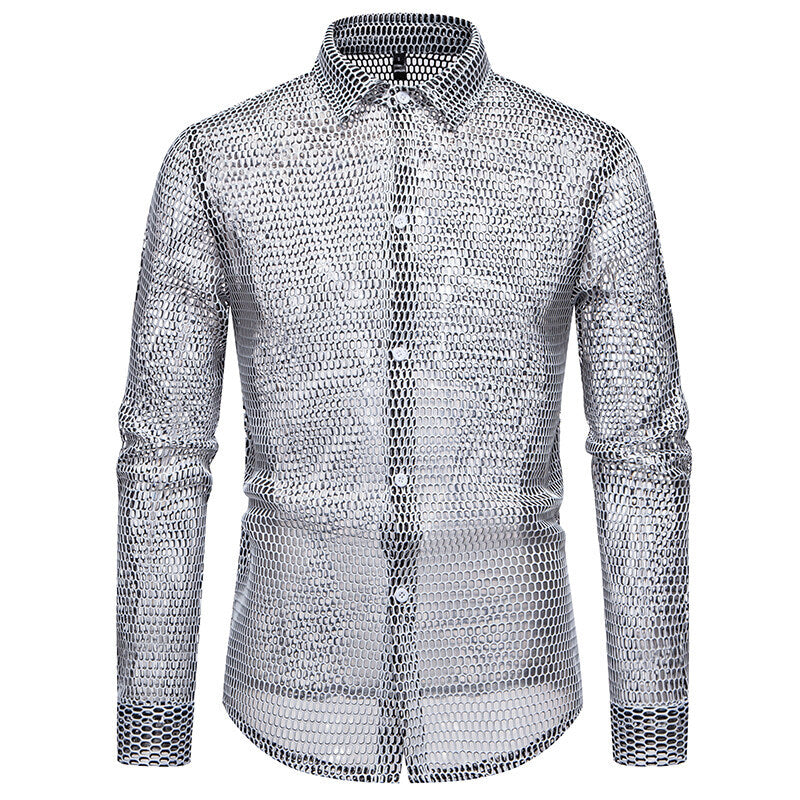 Herren Mesh-Hemd aus hochwertigem Material mit innovativem Design Drune