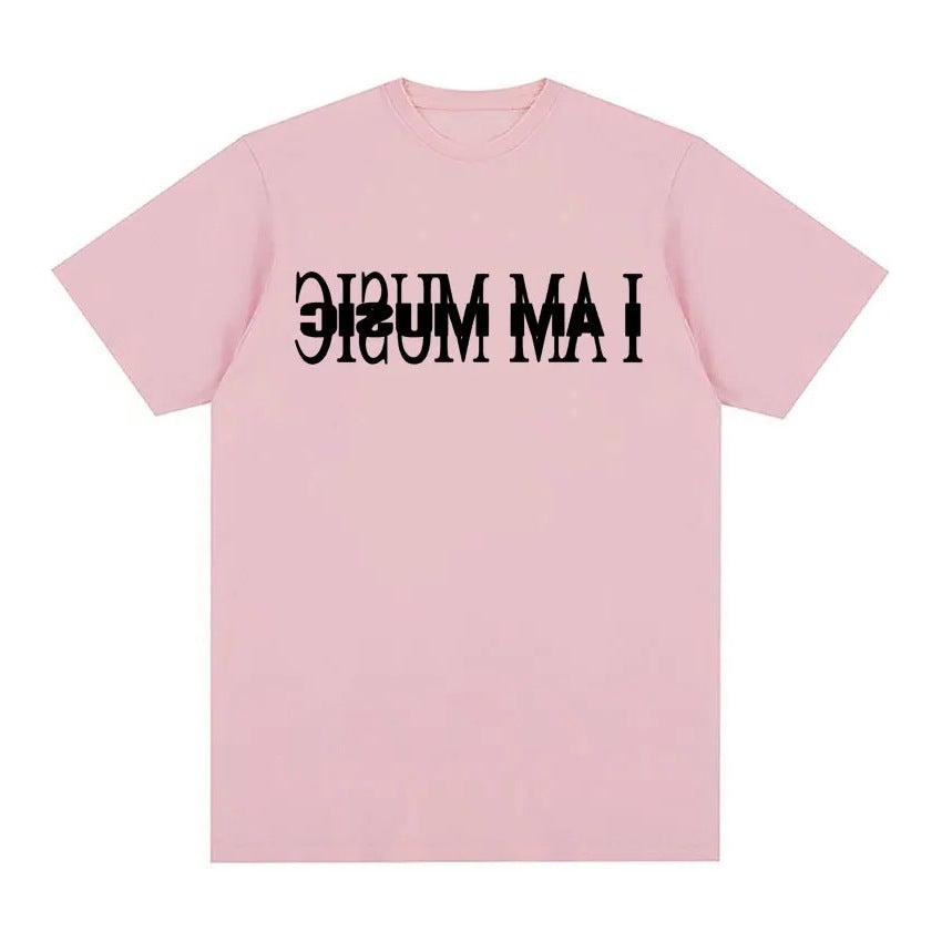 Damen T-Shirt mit modernem Typografie-Druck Drune