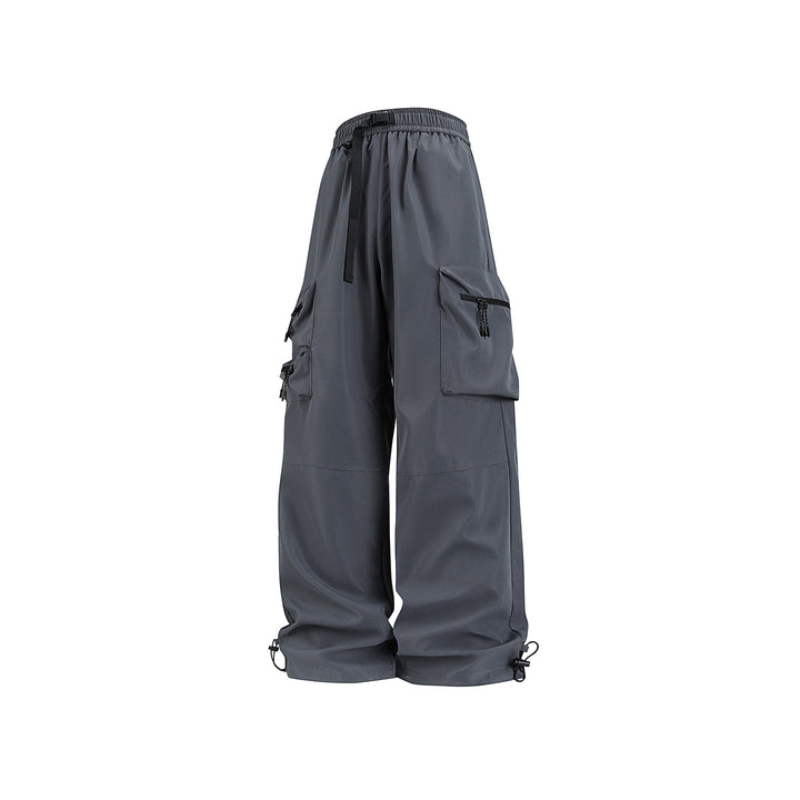 Herren Weite technische Cargo‑Hose mit Multifachtaschen, Tunnelzugbund und verstellbaren Beinabschlüssen Drune
