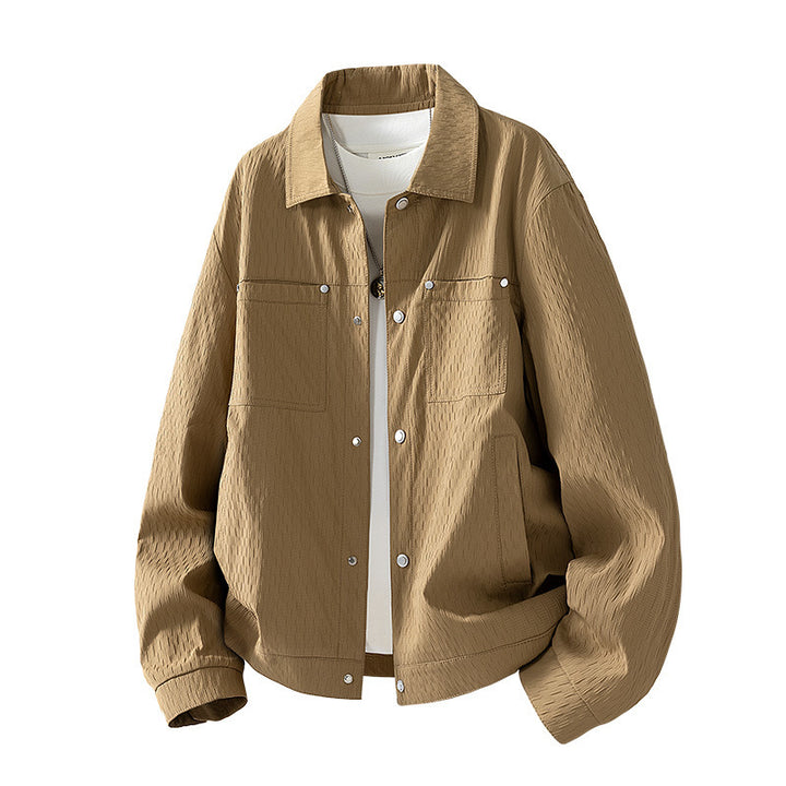 Herren Lässige Hemdjacke Drune