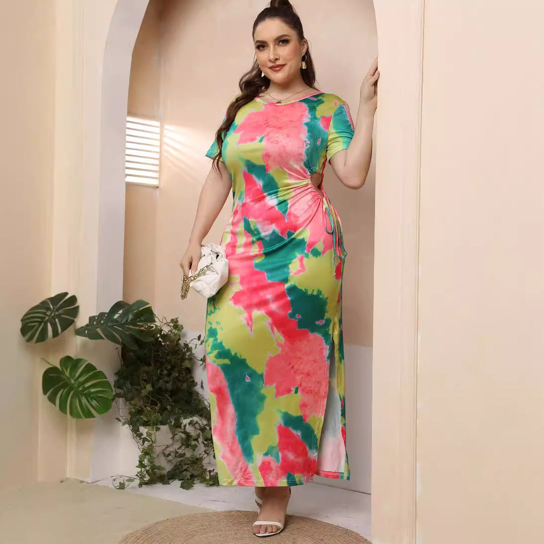 Damen Maxikleid mit elegantem farbverlauf Drune