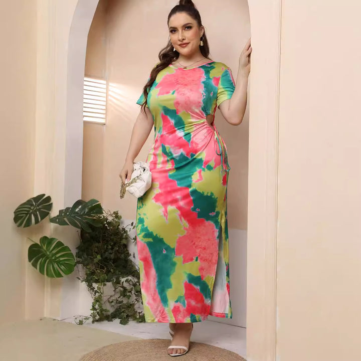 Damen Maxikleid mit elegantem farbverlauf Drune