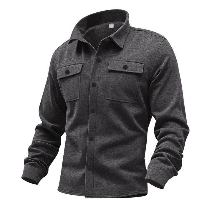 Herren strukturierte Arbeitsjacke mit praktischen Taschen Drune