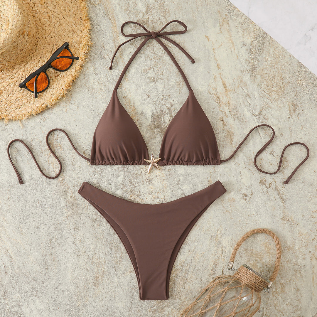 Damen Bikini mit verstellbarem Träger Drune