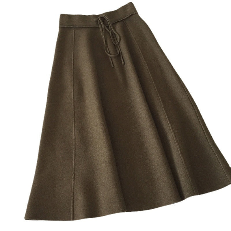 Damen Maxirock mit weichem Material und praktischem Kordelzug Drune