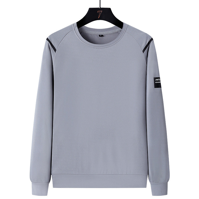 Herren Sportlicher Trainingsanzug-Set mit Reißverschlussjacke, Rundhalsausschnitt-Sweatshirt und Slim-Fit Jogginghose Drune