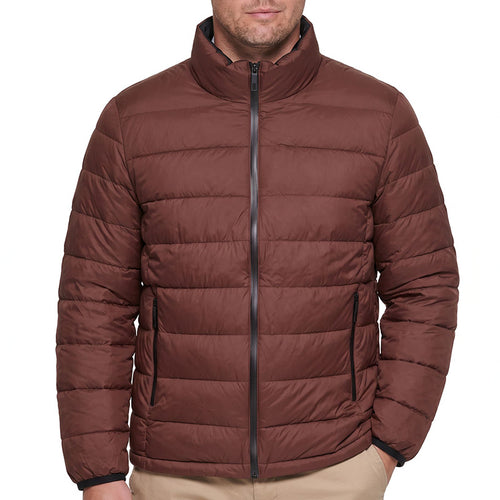 Herren Winddichte Leichtsteppjacke mit thermischer Füllung, Stehkragen & verdeckten Reißverschlüssen Drune