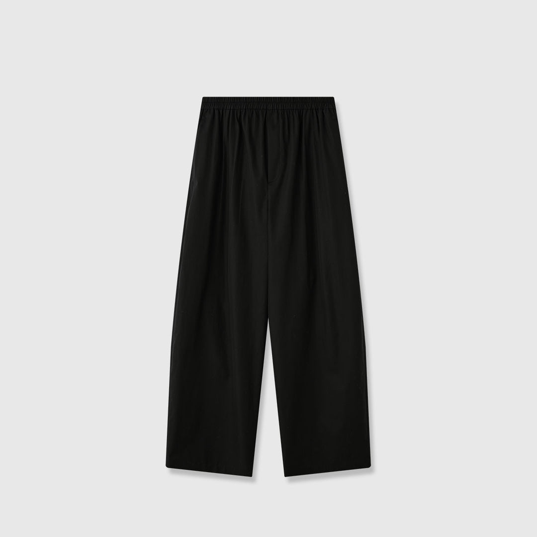 Damen Weit geschnittene Palazzo-Hose mit elastischem Bund Drune