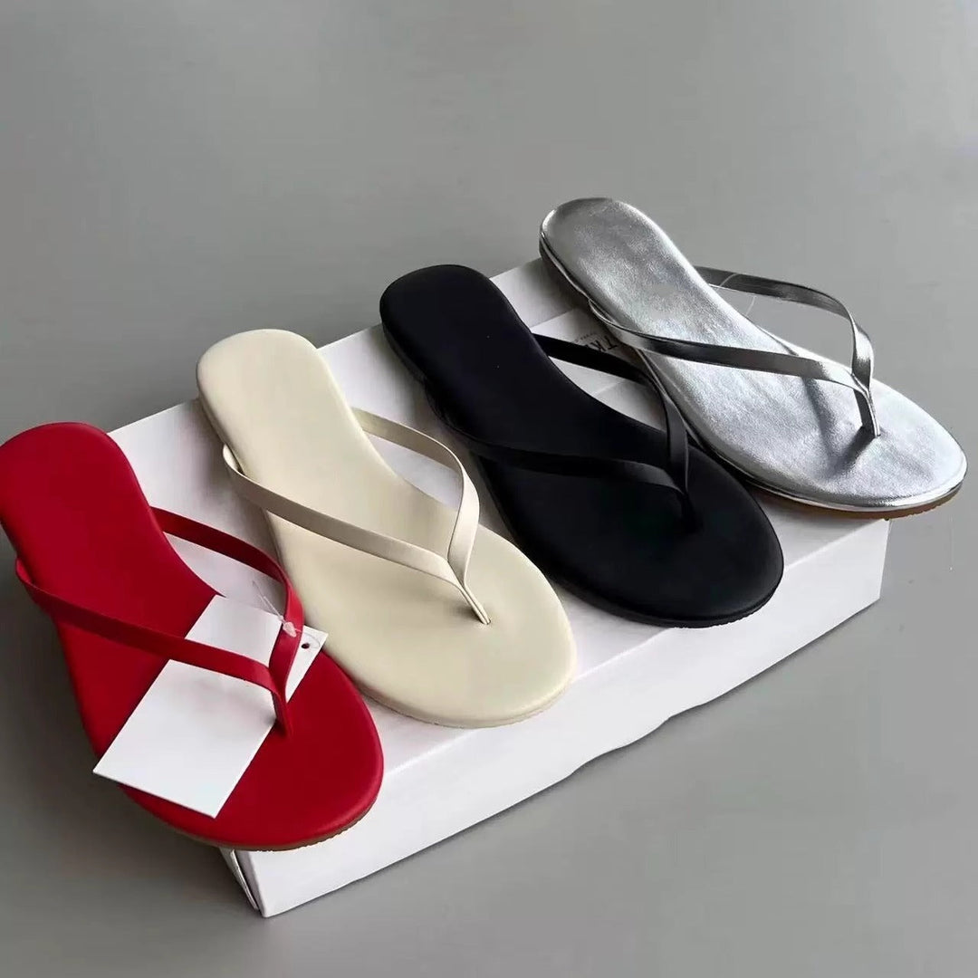 Damen Flip-Flops mit rutschfester Sohle und stylischem Riemendesign Drune