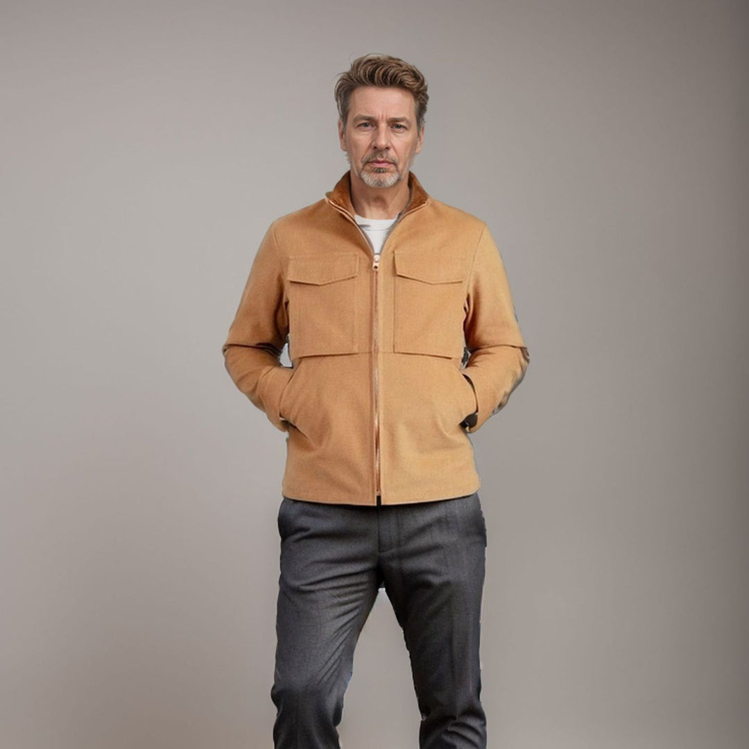 Herren stylische Funktionsjacke im modernen Design mit großzügigen Taschen Drune