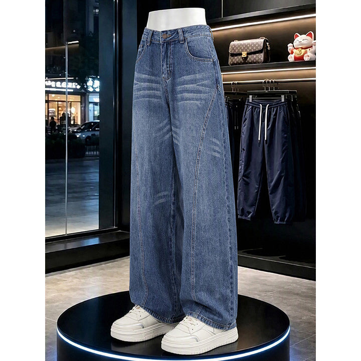 Damen Weitgeschnittene Denim-Culotte Drune