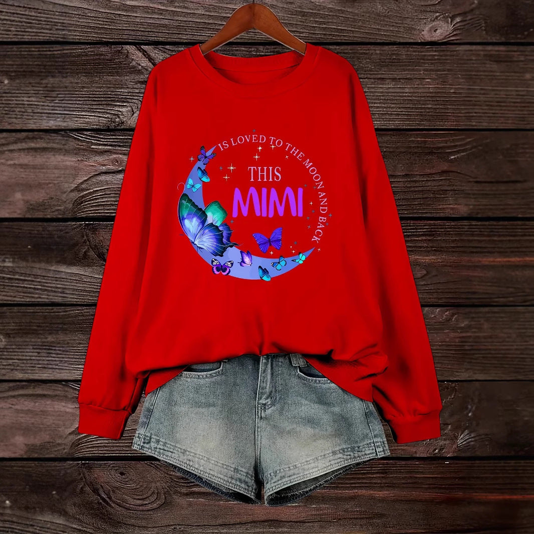 Damen Grafischer Sweatshirt Drune