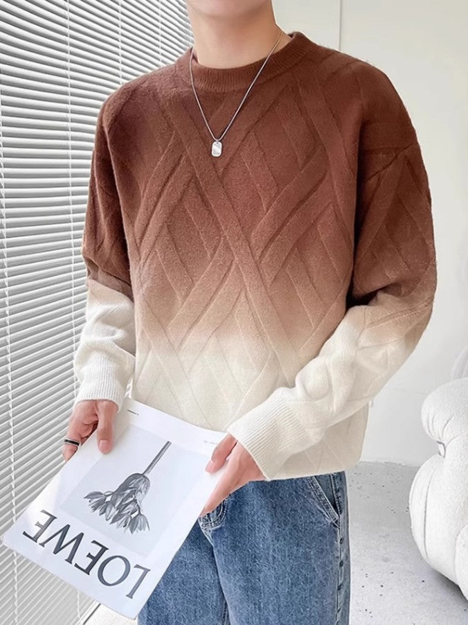 Herren Gemusterter Pullover Drune