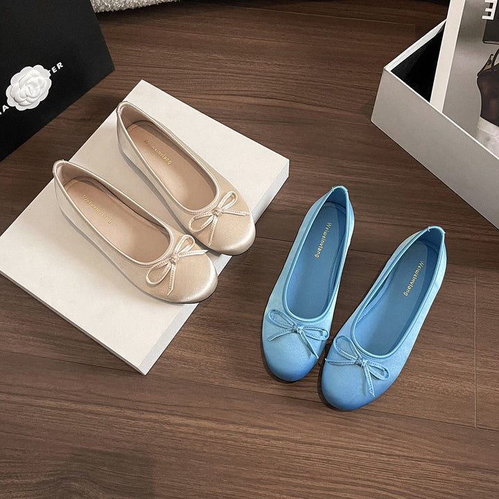 Damen Ballerinas mit schickem Schleifenakzent und komfortablem Fußbett Drune