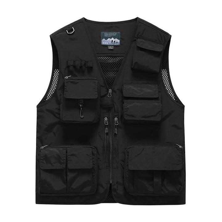 Herren Multifunktionale Anglerweste mit Taschen Drune