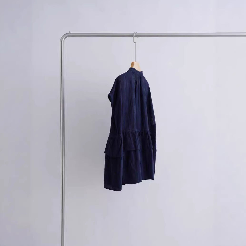 Damen Modische Bluse mit Rüschendetails Drune