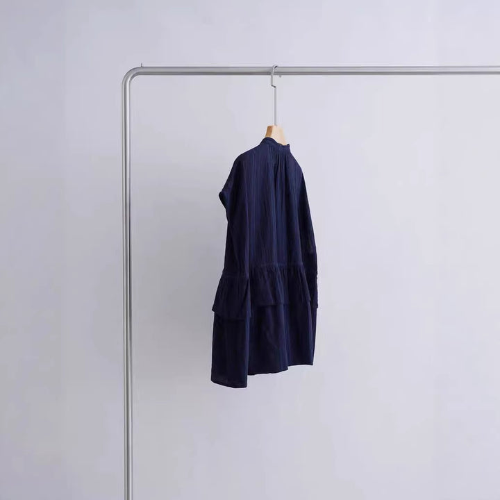 Damen Modische Bluse mit Rüschendetails Drune