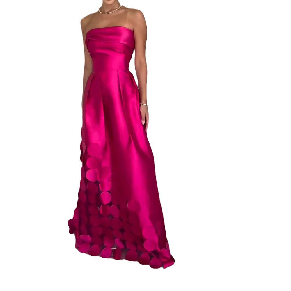 Damen Abendkleid mit aufregendem schichten Design und raffinierten Details Drune
