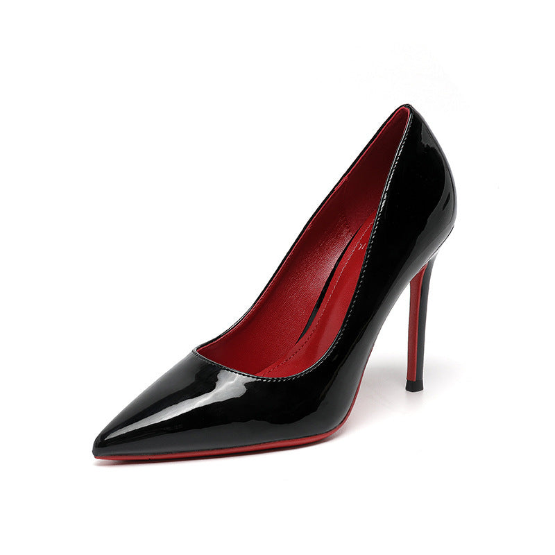 Damen Elegante spitze High Heels mit glänzender Oberfläche und komfortabler Innenpolsterung Drune