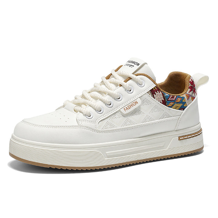 Damen Plateau-Sneaker mit Zierstickerei und gepolsterter Komfortsohle Drune