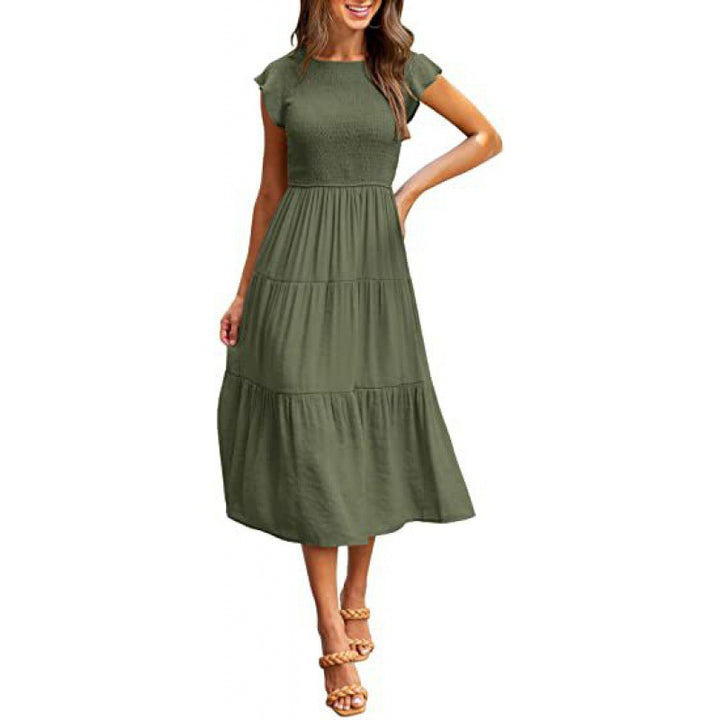 Damen Sommerkleid mit fließendem Schnitt Drune