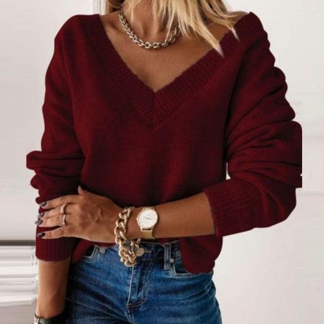 Drune | Lässiger Strickpullover für Damen mit Komfort